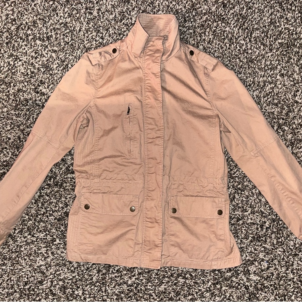 Love Tree Light Tan-Brown Utility Jacket